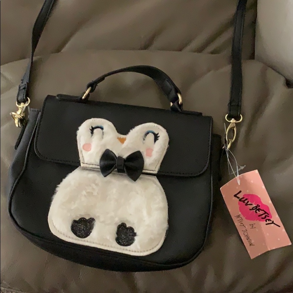 Betsy Johnson Penguin Satchel
